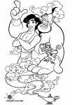 Aladdin, Abu og Genie