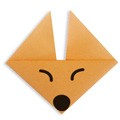 Origami fox