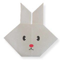 Origami hare